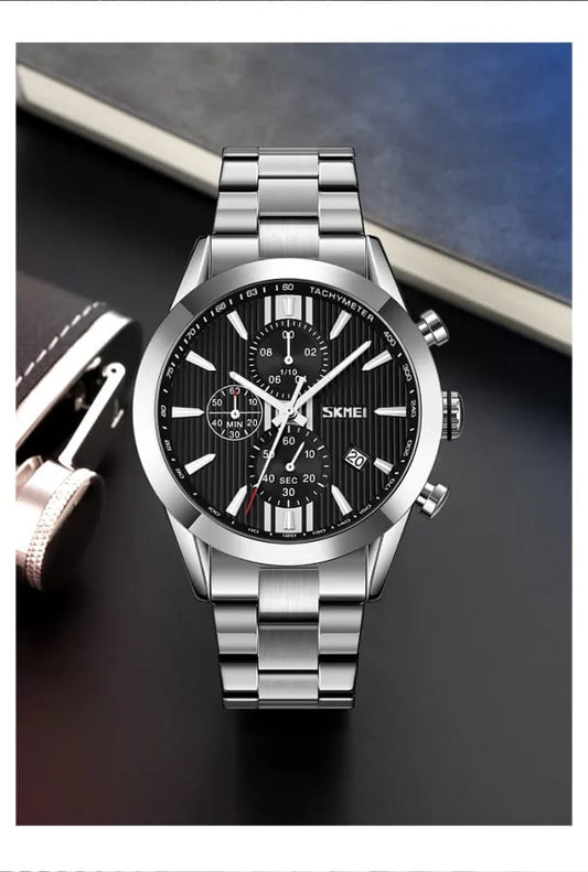SKMEI Men Quartz Watch  Waterproof Band Date For Men 9302